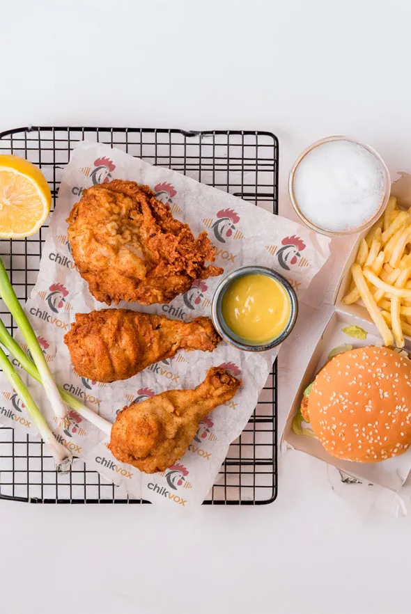 Custom Printed Food Paper For Fried Chicken Burger